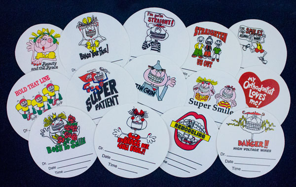 adhesive appointment labels image